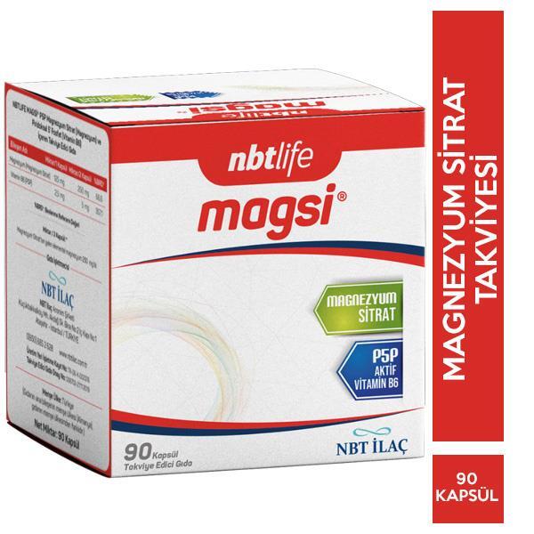 Nbt Life Magsi P5P Vitamin B6 90 Kapsül - NBT LIFE