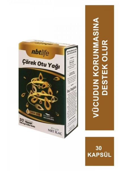 NBTLife Çörek Otu Yağı 30 Kapsül - NBT LIFE
