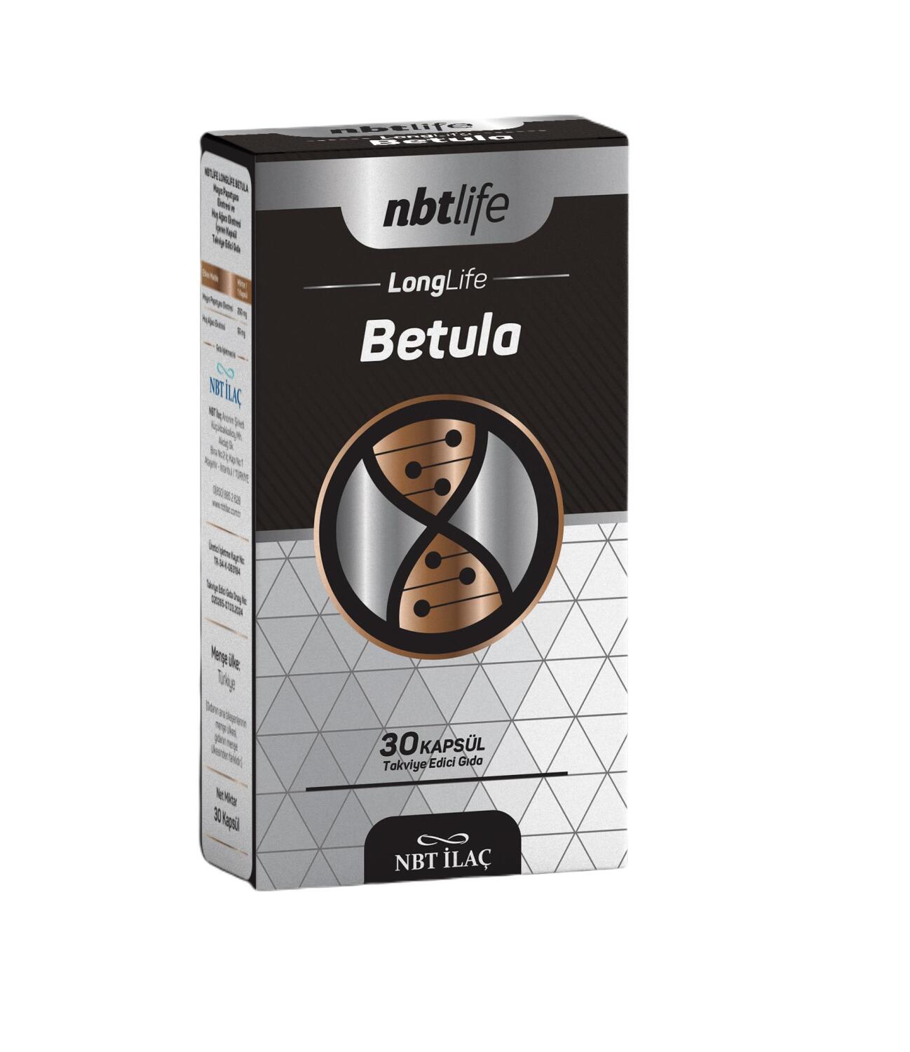 NBTLife Longlife Betula 30 Kapsül - 1