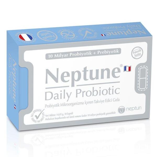 Neptune Daily Probiotic Prebiyotik 30 Kapsül - NEPTUNE