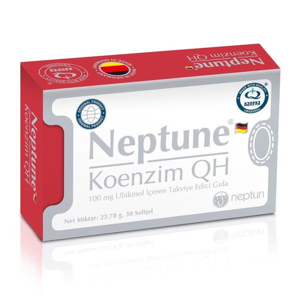 Neptune Koenzim QH (Ubikinol) 100mg 30 Kapsül - NEPTUNE