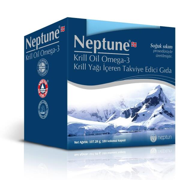 Neptune Krill Oil Omega 3 180 Kapsül - NEPTUNE