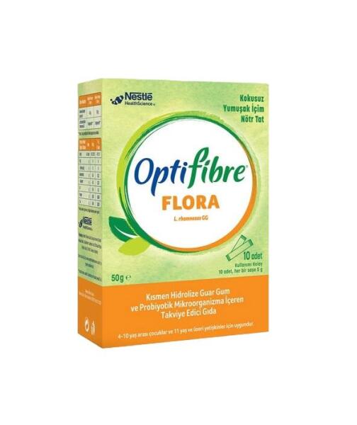 Nestle Optifibre Flora Lif Kaynağı 5 gr x 10 Saşe - NESTLE