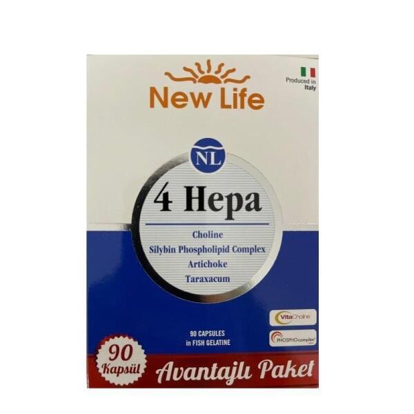 New Life 4 Hepa 90 Yumuşak Kapsül - NEW LİFE