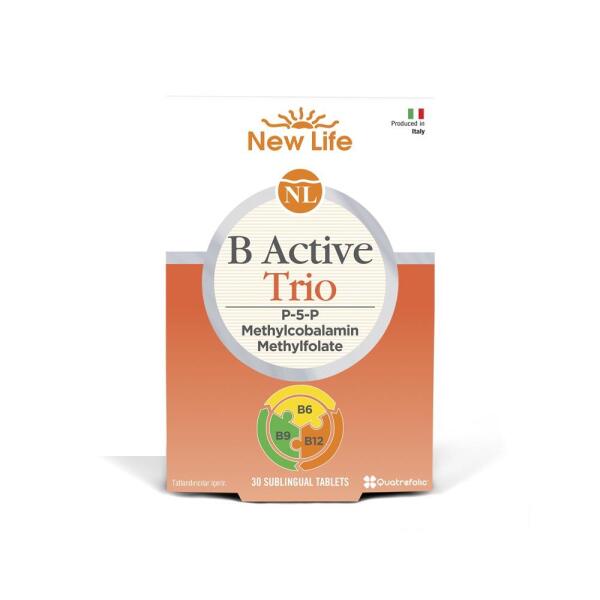 New Life B Active Trio Takviye Edici Gıda 30 Kapsül - NEW LİFE