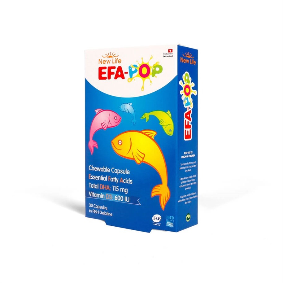 New Life Efa-Pop Omega 3 30 Kapsül Balık Yağı - 1