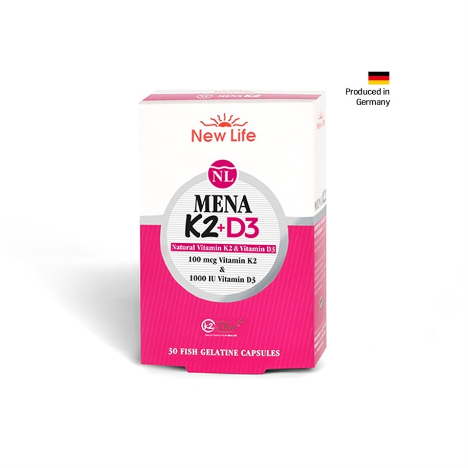 New Life Mena K2 + D3 Takviye Edici Gıda 30 Kapsül - 1