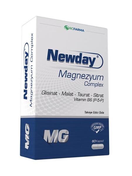 Newday Magnezyum Complex 60 Kapsül - RC FARMA