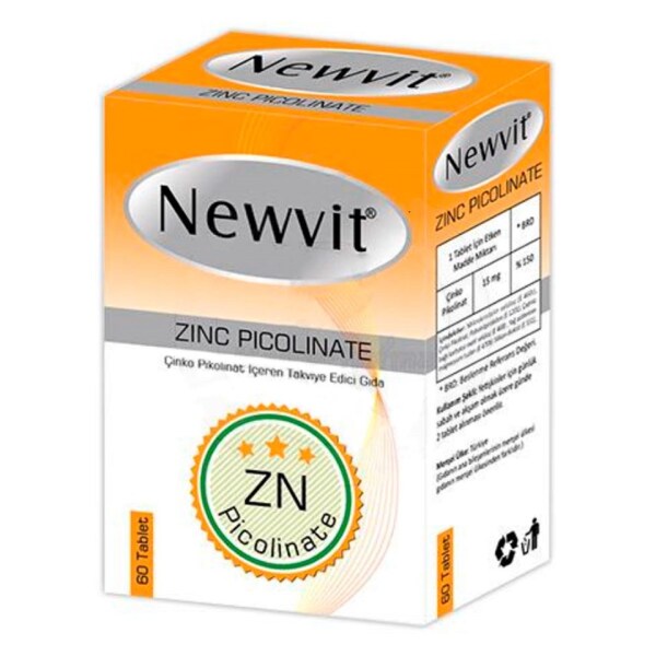 Newvit Çinko Pikolinat 60 Tablet - NEWVIT