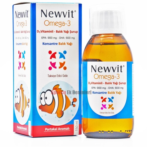 Newvit omega3 d3 vit balıkyağı srp 150ml - NEWVIT