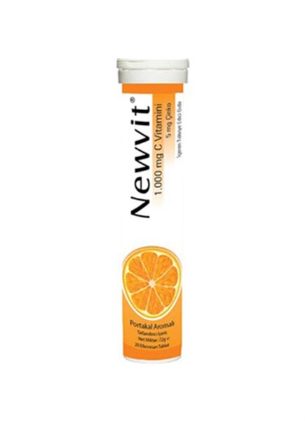 Newvit Vitamin C 1000 mg 20 Efervesan Tablet - NEWVIT