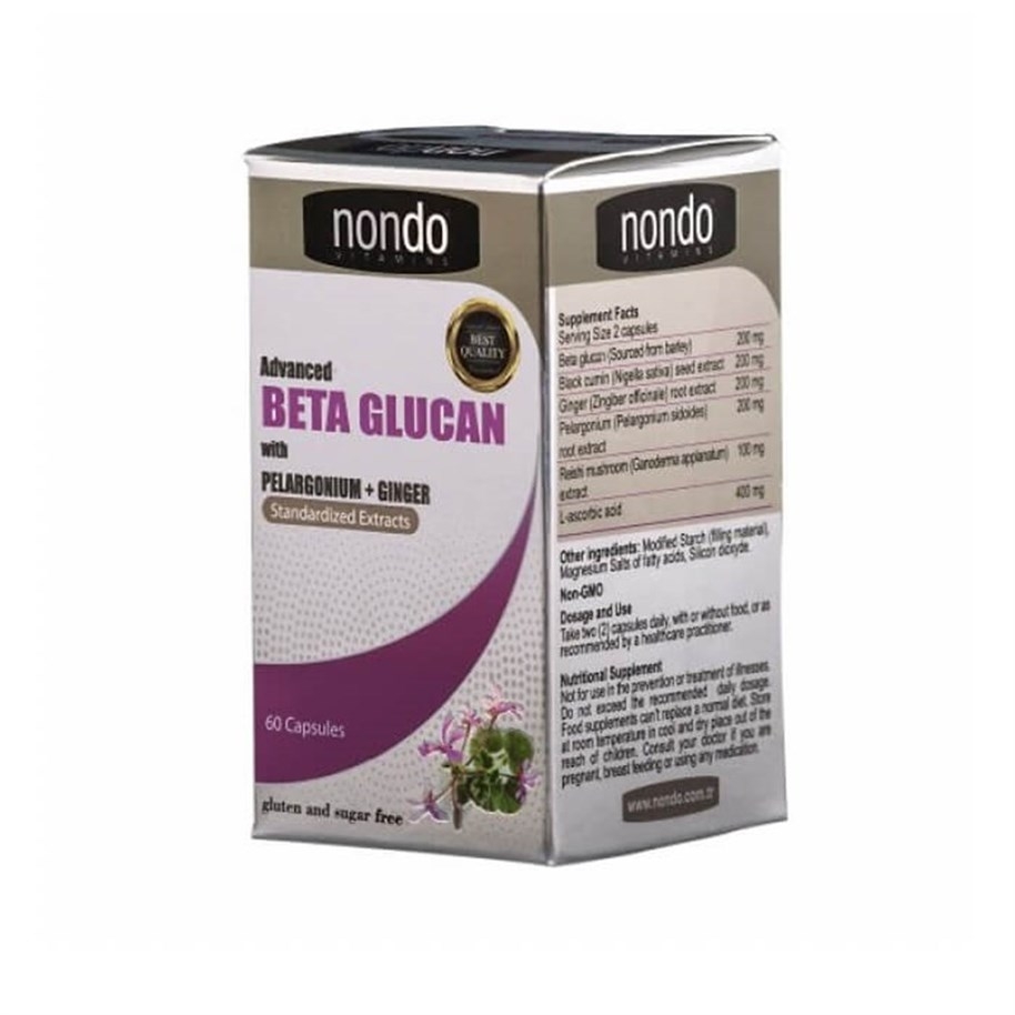 Nondo Beta Glucan Advanced 60 Kapsül - 1