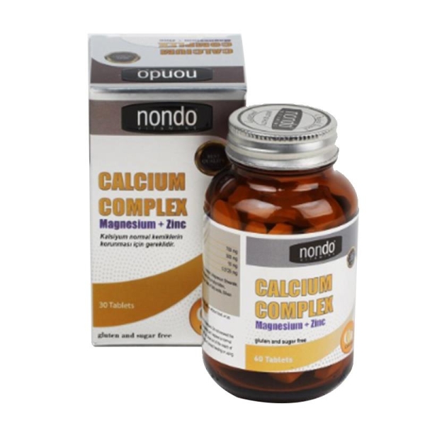 Nondo Calcium Complex 30 Tablet - NONDO VİTAMİNS