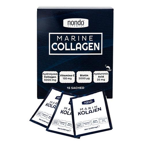 Nondo Marine Collagen 15 Saşe - NONDO VİTAMİNS