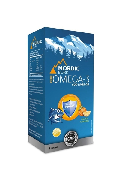 Nordic Bork Omega 3 Cod Liver Oil 150ml - BORK HEALT