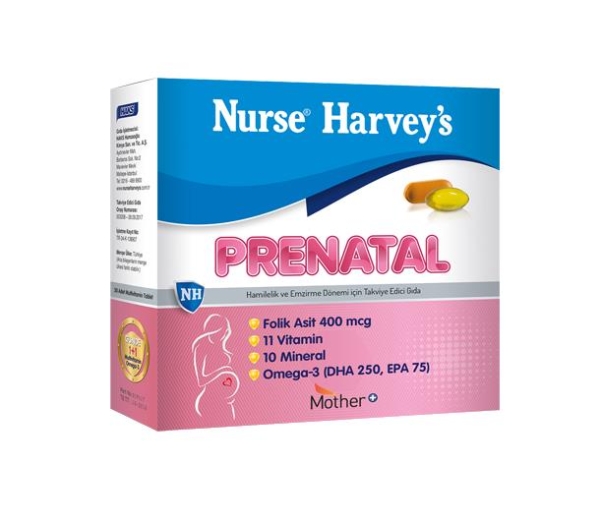 Nurse Harveys Adult Prenatal Vitamins 30 Tablet - NURSE HARVEY'S