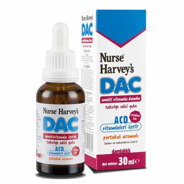 Nurse Harvey's DAC Multi Vitamin Damla 30 ml - NURSE HARVEY'S
