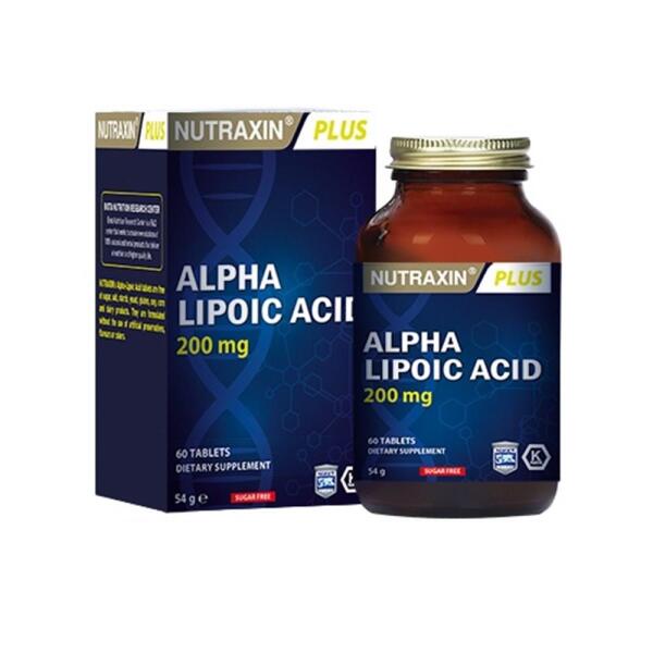 Nutraxin Alpha Lipoic Acid 200 mg 60 Tablet - NUTRAXİN