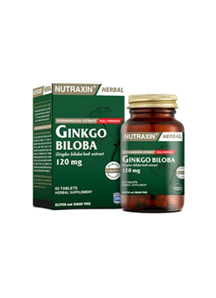 Nutraxin Ginkgo Biloba 120 mg 60 Tablet - NUTRAXİN