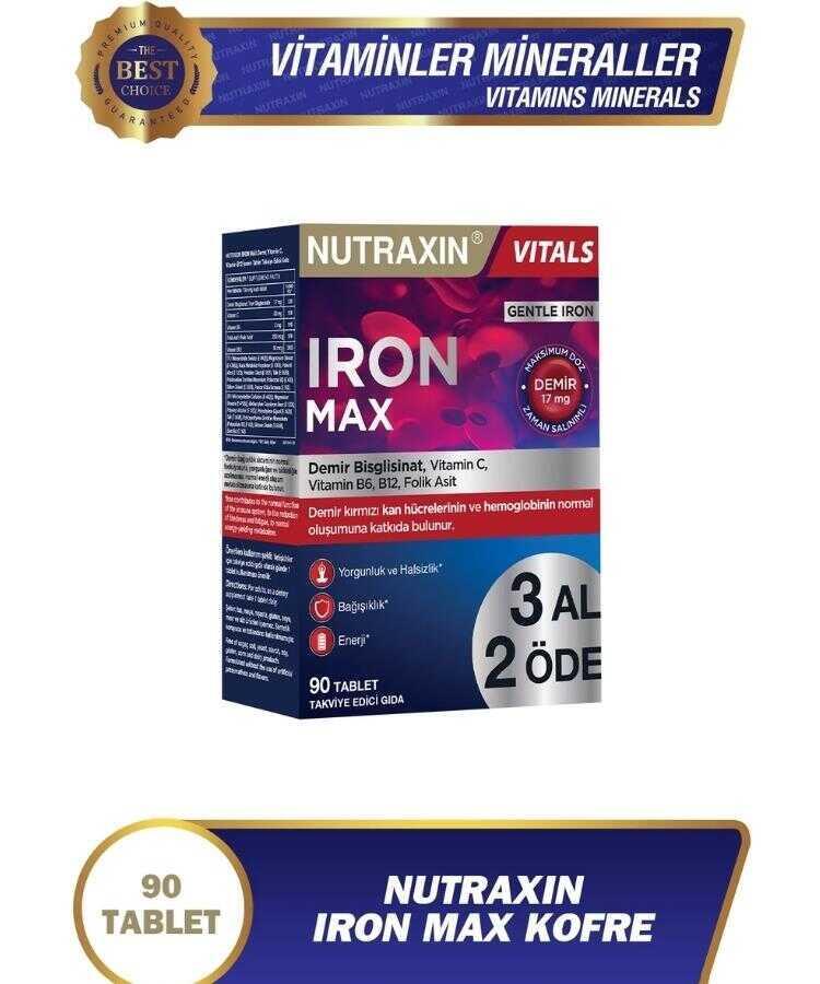 Nutraxin Iron Max 30 Tablet 3 Al 2 Öde - 1