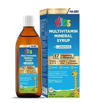 Nutraxin Kids Multivitamin Mineral Şurup 150 Ml - NUTRAXİN