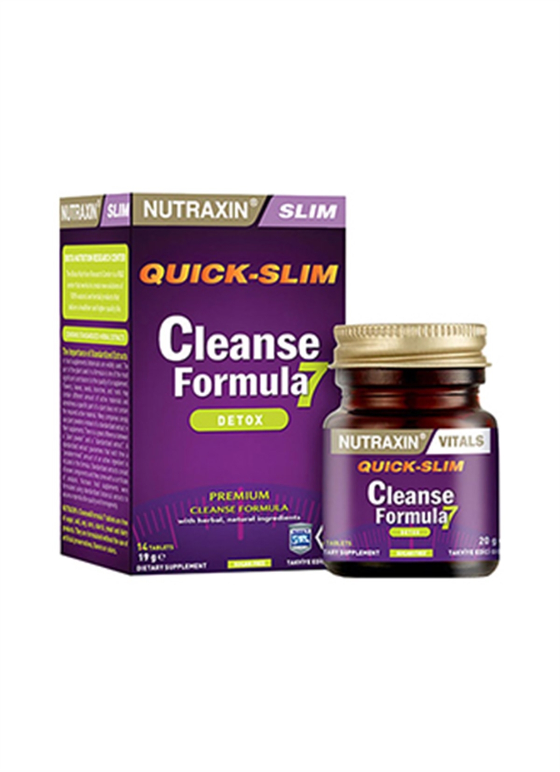 Nutraxin Quick-Slim Cleanse Formula 7 14 Tablet - 1
