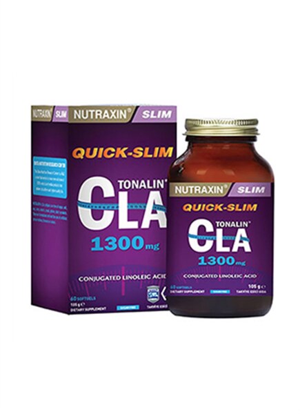 Nutraxin Quick Slim Tonalin Cla 1300 mg 60 Kapsül - NUTRAXİN