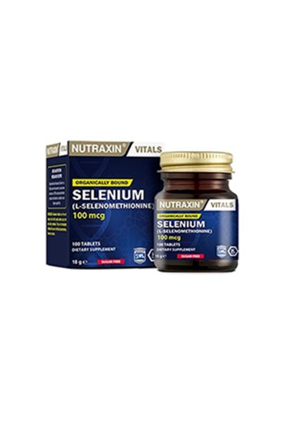 Nutraxin Selenium 100 mcg 100 Tablet - NUTRAXİN