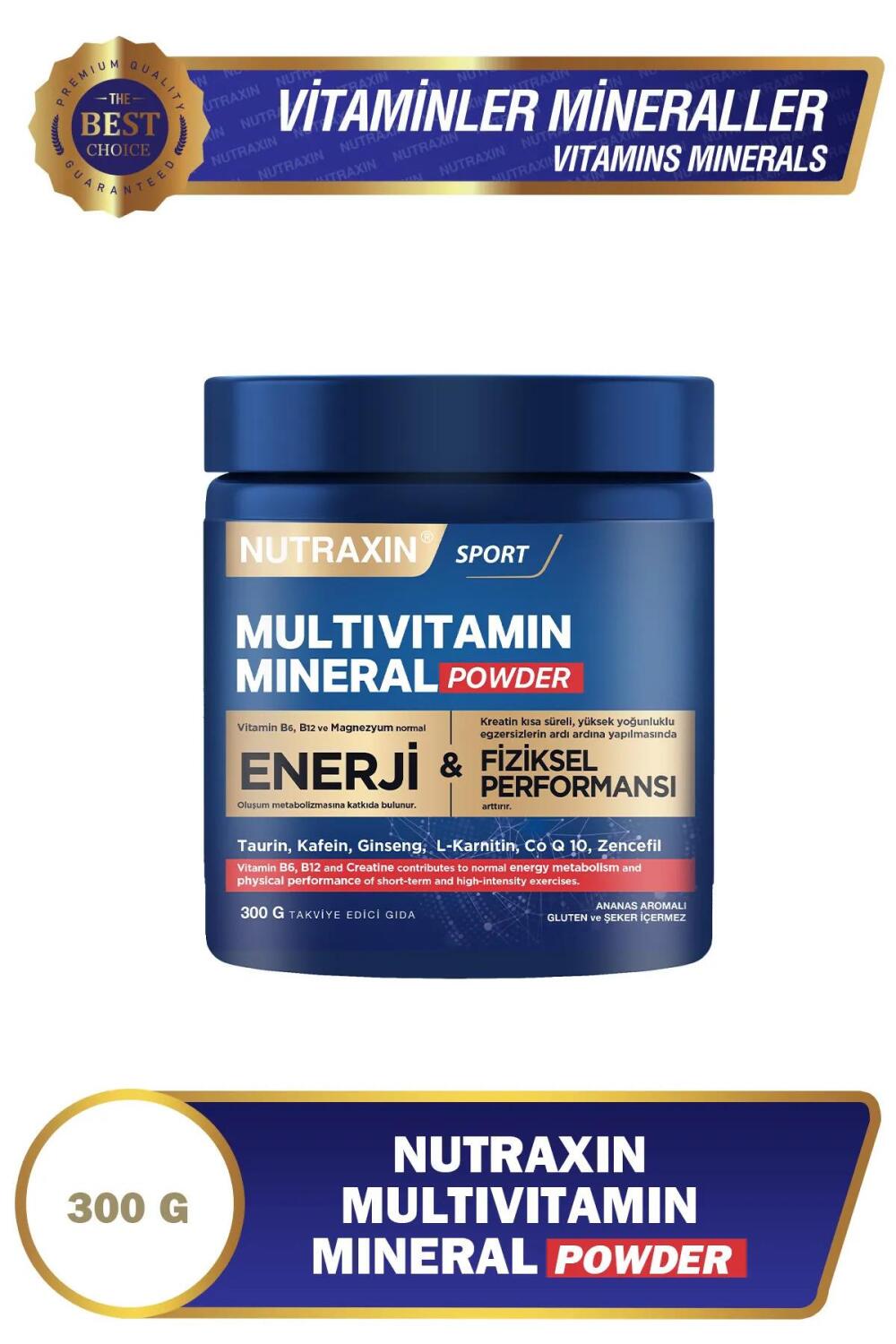 Nutraxin Sport Multivitamin Mineral Powder 300 gr - 1
