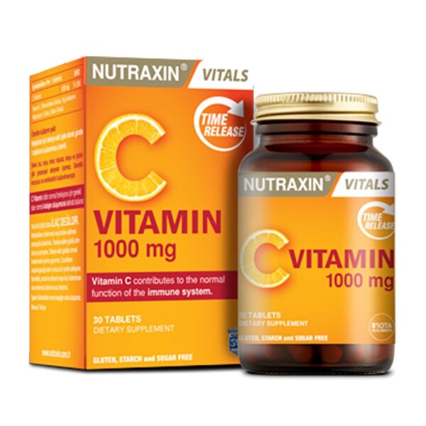 Nutraxin Vitamin C 1000 mg 30 Tablet - NUTRAXİN