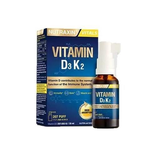 Nutraxin Vitamin D3K2 Sprey 30 ml - NUTRAXİN