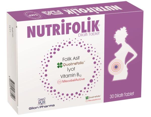 Nutrifolik Dil Altı 30 Tablet - GLION PHARMA