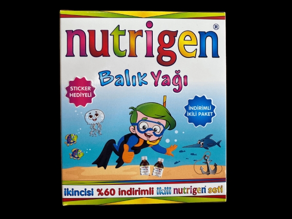 Nutrigen Balık Yağı Şurubu 200 ml 2 li Paket - NUTRİGEN
