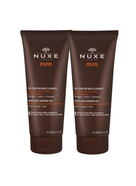 Nuxe Men Gel Douche 200 ml 2'li Paket Erkekler için Duş Jeli - 1