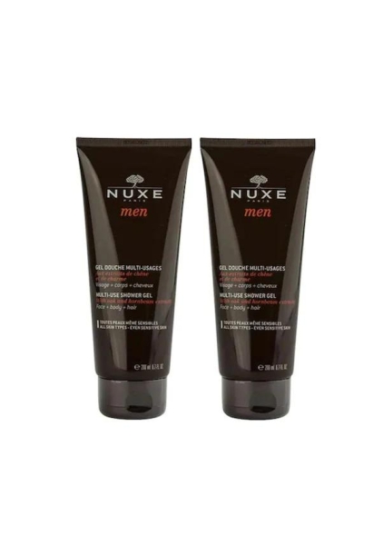 Nuxe Men Gel Douche 200 ml 2'li Paket Erkekler için Duş Jeli - 2