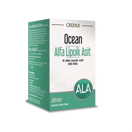 Ocean Alfa Lipoik Asit 200 mg 30 Kapsül - ORZAX