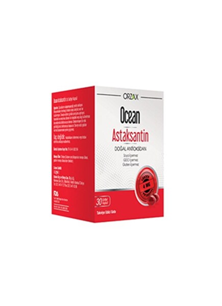 Ocean Astaksantin 30 Softjel Kapsül - ORZAX