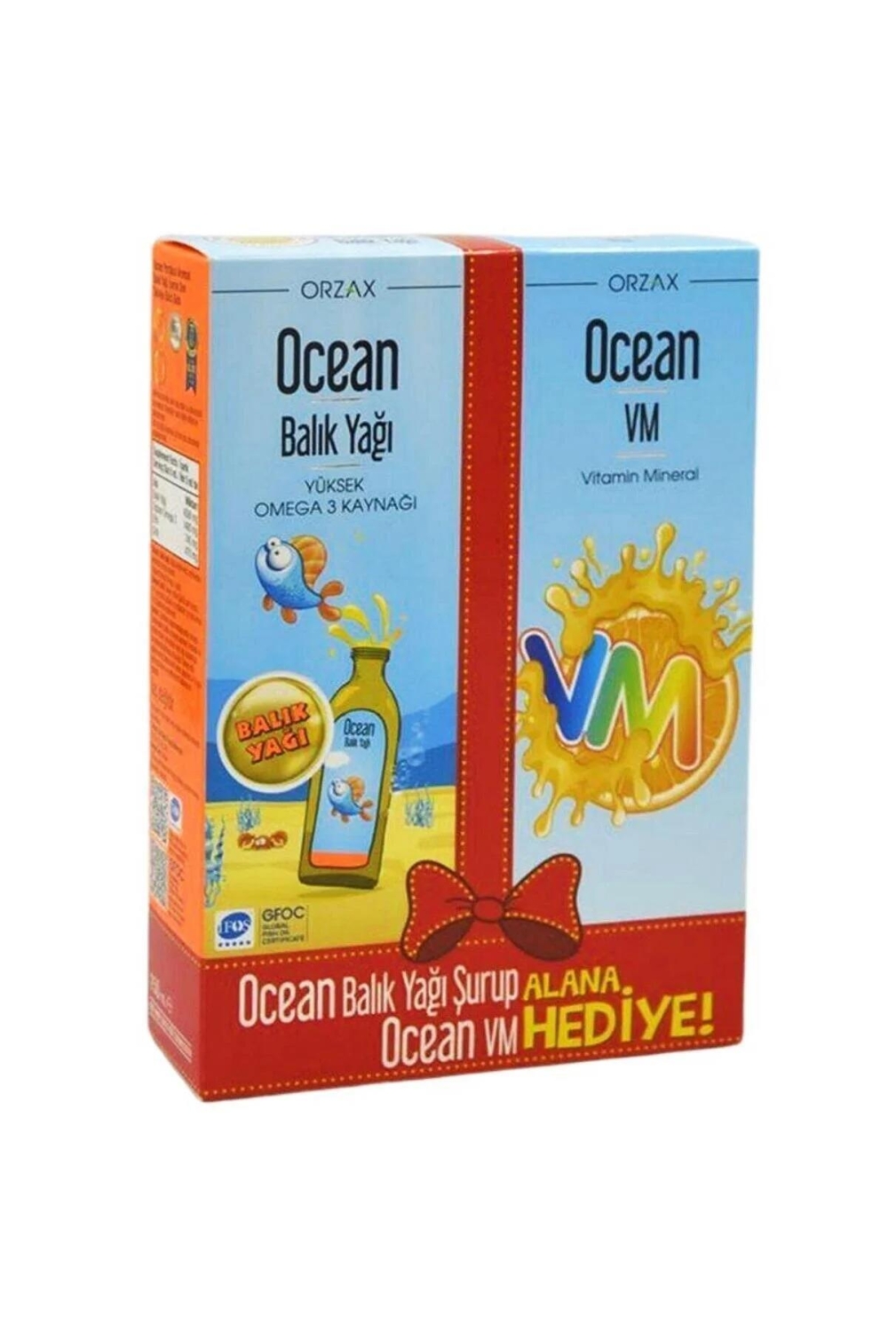 Ocean Balık Yağı Şurubu 150 ml + VM Şurup 150 ml İkili Paket - 1