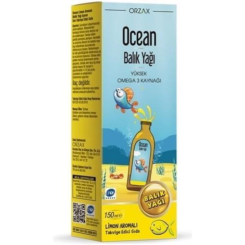 Ocean Balık Yağı Şurubu 150ml (Limonlu) - ORZAX