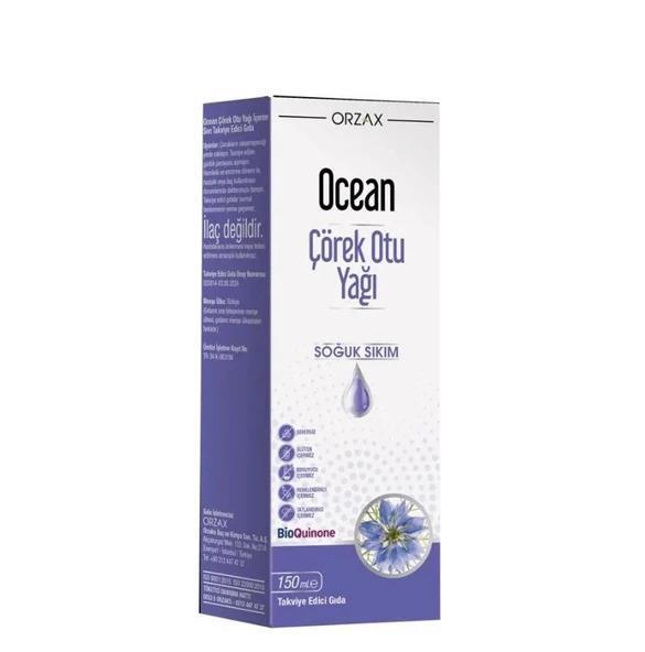 Ocean Çörek Otu Yağı Soğuk Sıkım 150 ml - ORZAX