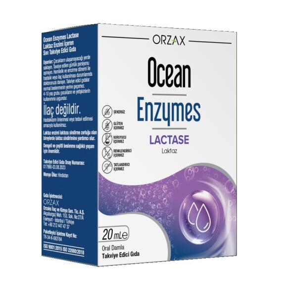 Ocean Enzymes Lactase Damla 20 Ml - ORZAX
