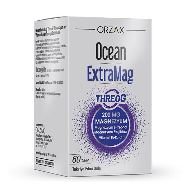 Orzax Ocean Extramag Threog 200 Mg 60 Tablet - ORZAX