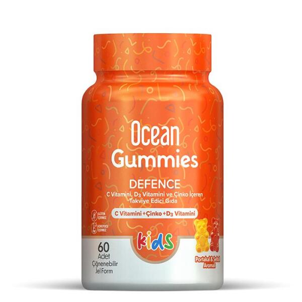 Ocean Gummies Defence Kids 60 Çiğnenebilir Jel - ORZAX