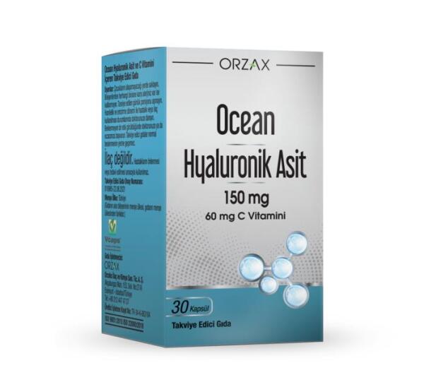 Ocean Hyaluronik Asit 150 Mg 30 Kapsül - ORZAX