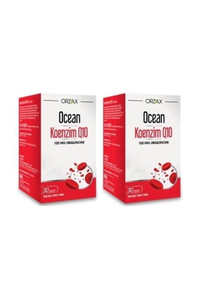 Ocean Koenzim Q10 100 mg 2li Paket 30 Kapsül - ORZAX