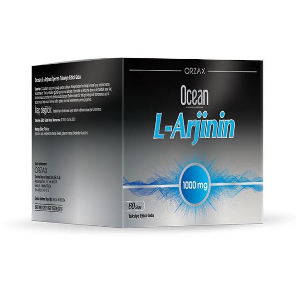 Ocean L-Arjinin 1000 mg 60 Saşe - ORZAX