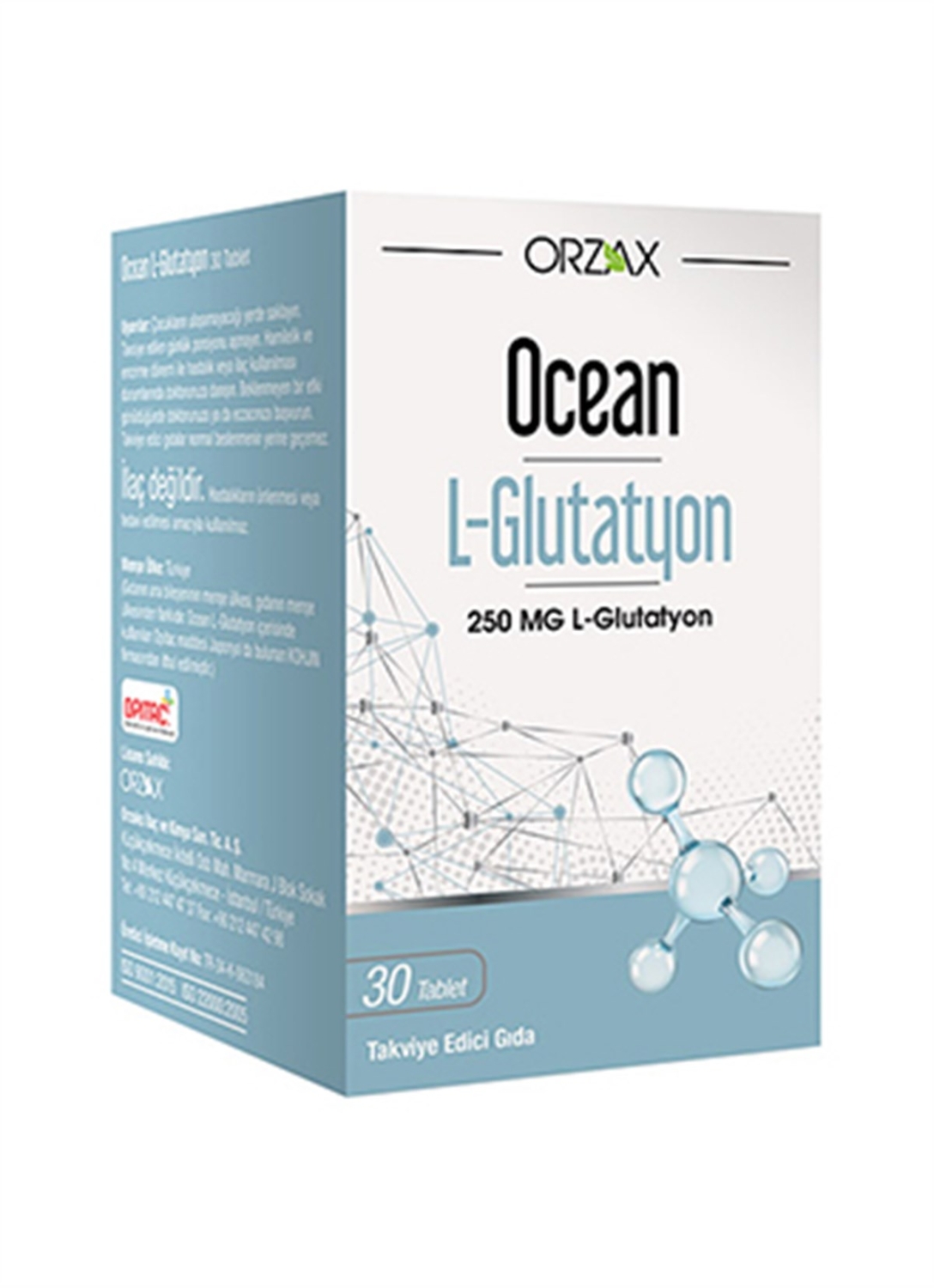 Ocean L-Glutatyon 250 mg 30 Tablet - 1