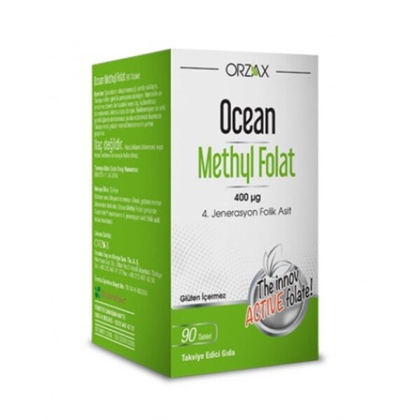 Ocean Methyl Folat Folik Asit 30 Tablet - ORZAX