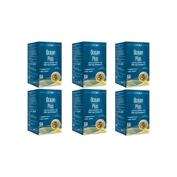 Ocean Plus 1200 mg 6 Adet 50 Kapsül - ORZAX