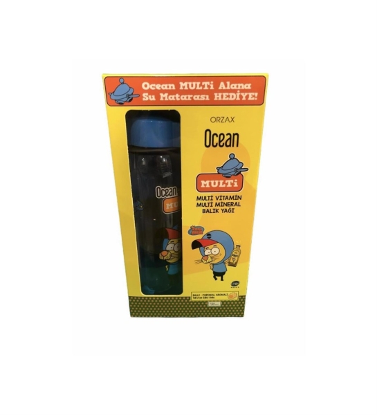 Ocean Portakallı Multivitamin Şurup 150ml (Suluk) Hediyeli - ORZAX